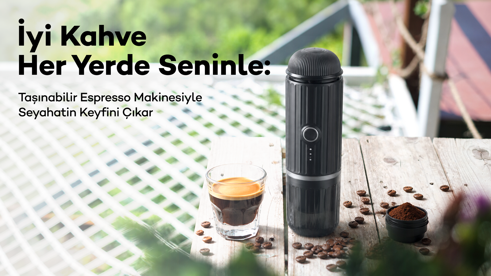 Seyahatte İyi Kahveden Vazgeçmeyin: Taşınabilir Espresso Makinesi ile Kahve Keyfi