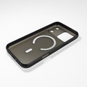 Njoyny Frosted iPhone 18 Pro MagSafe Kılıf - Siyah