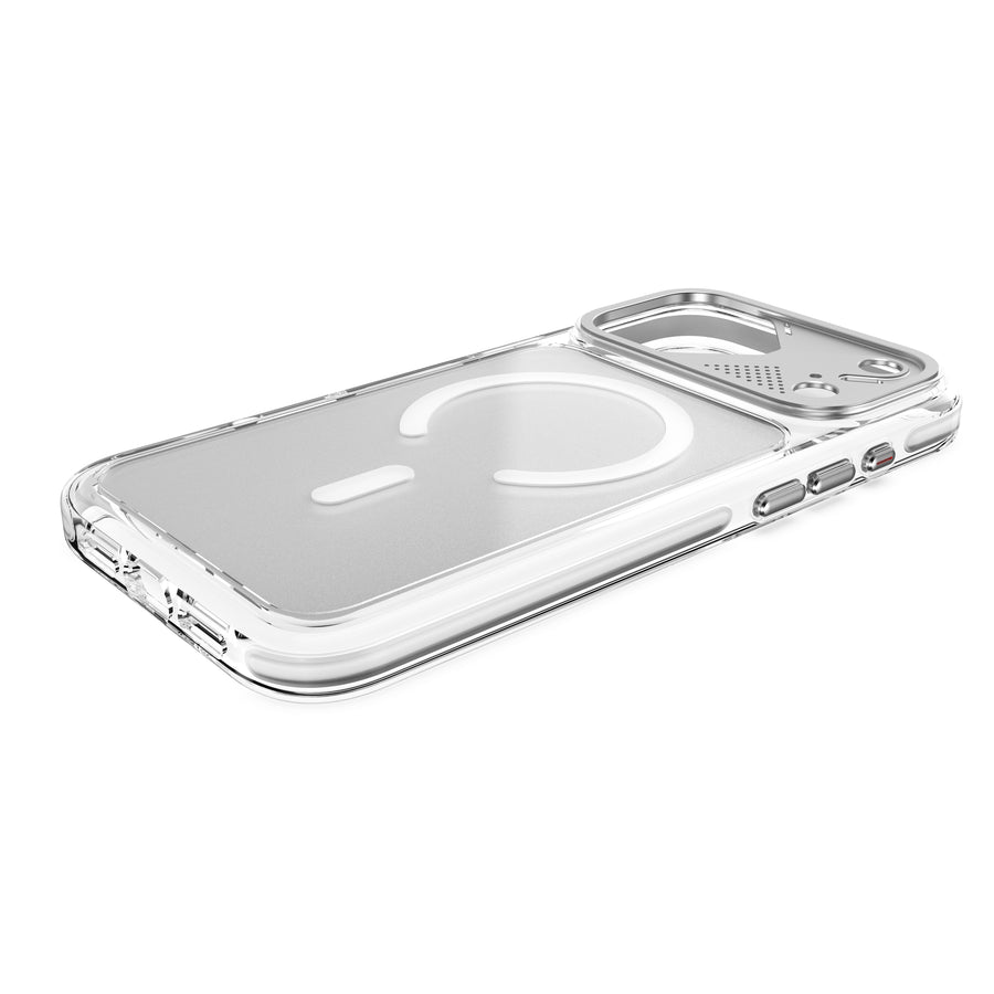 Njoyny Native Armor iPhone 18 Pro MagSafe Kılıf - Beyaz