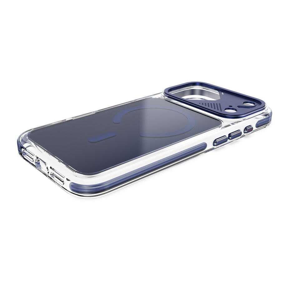 Njoyny Native Armor iPhone 18 Pro MagSafe Kılıf - Mavi