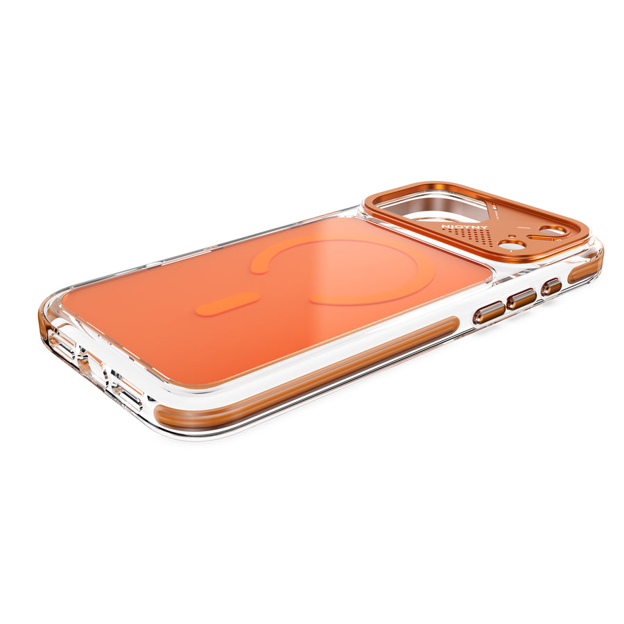 Njoyny Native Armor iPhone 18 Pro MagSafe Kılıf - Turuncu