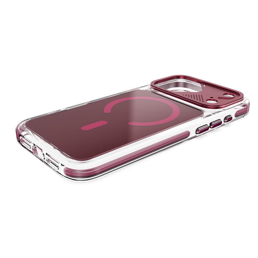 Njoyny Native Armor iPhone 18 Pro Max MagSafe Kılıf - Bordo