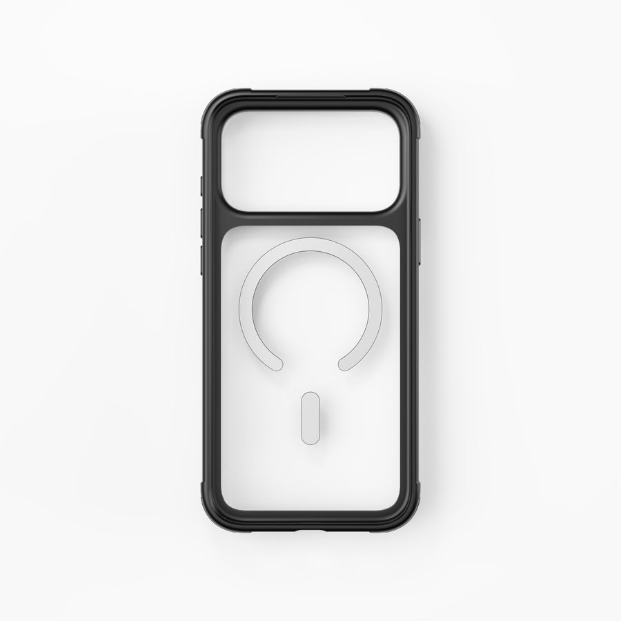 Njoyny Steel Armor iPhone 18 Pro Max MagSafe Kılıf - Siyah
