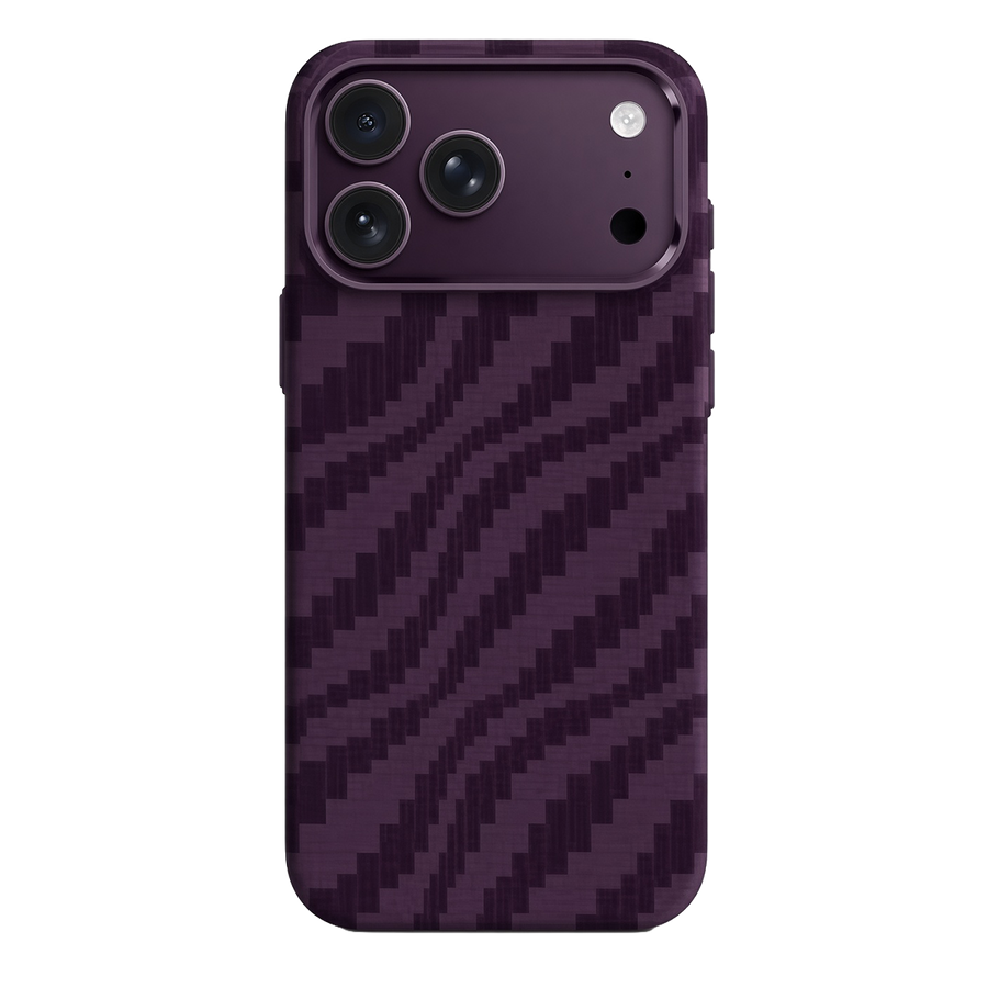 Knit Silicone iPhone 18 Pro Max / iPhone 17 Pro Max MagSafe Kılıf P023 - Bordo