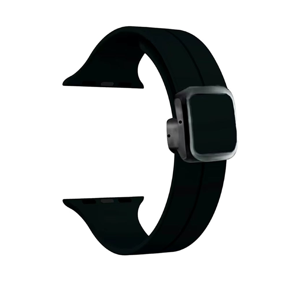 Piili Apple Watch 38-40-41-42 mm Silicone Band Kayış Pembe - Bej