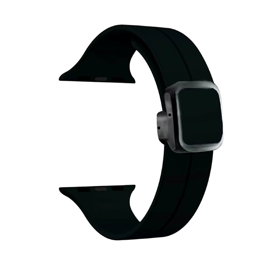Piili Apple Watch 38-40-41-42 mm Silicone Band Kayış Pembe - Bej