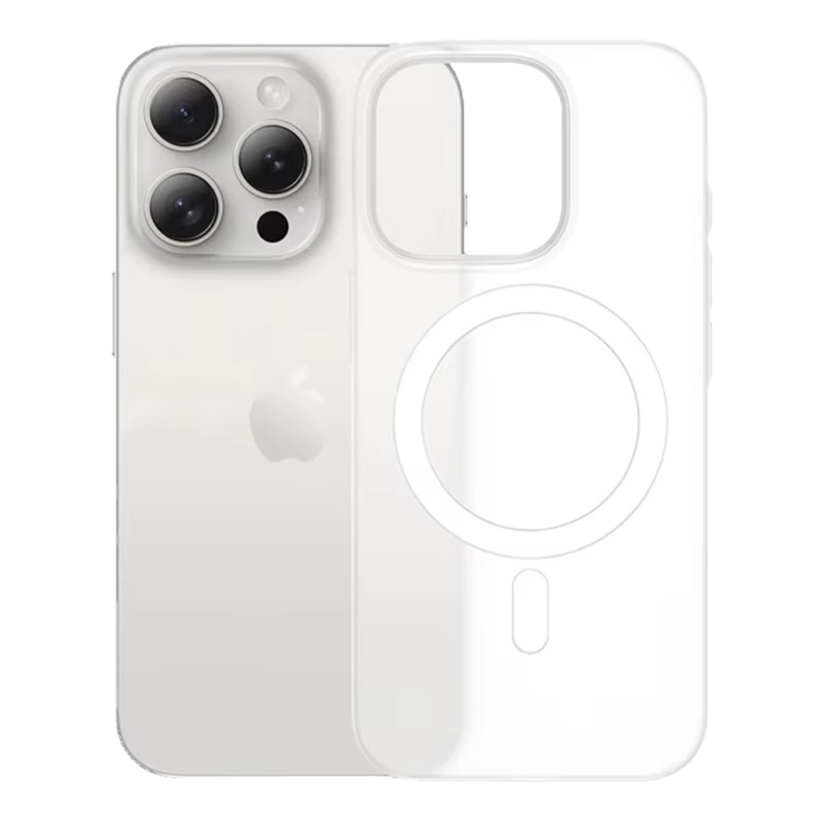 Piili iPhone 16 Pro Ultra İnce Kılıf MagSafe 0, 4 mm Mat - Siyah