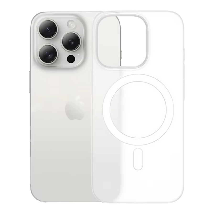 Piili iPhone 16 Pro Ultra İnce Kılıf MagSafe 0, 4 mm Mat - Siyah