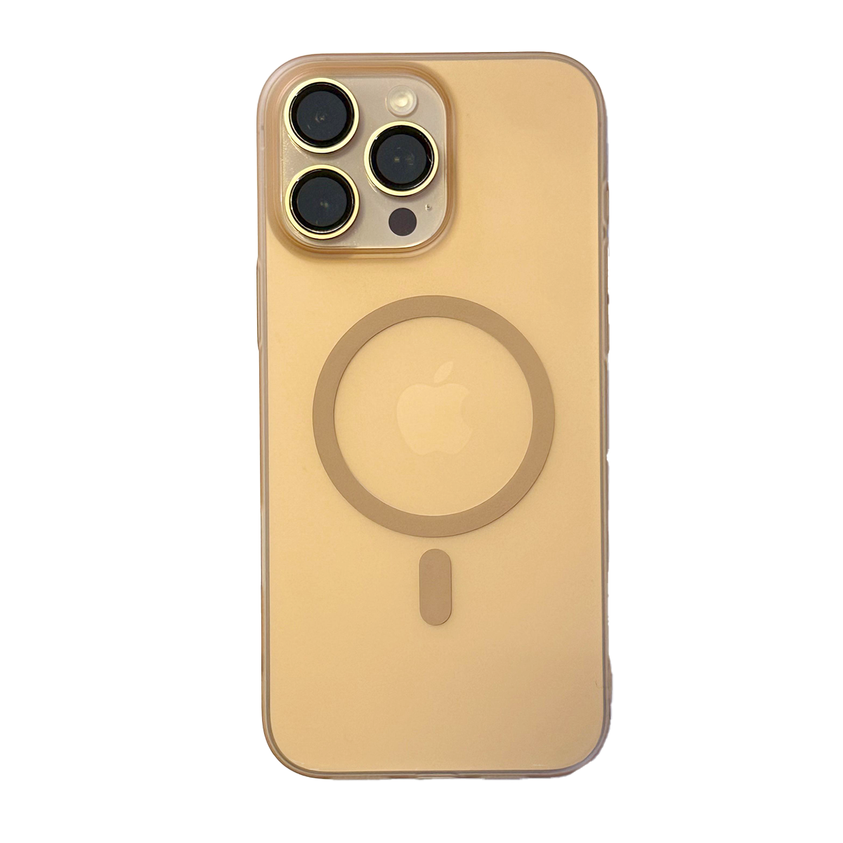 Piili iPhone 16 Pro Ultra İnce Kılıf MagSafe 0, 4 mm Mat - Altın