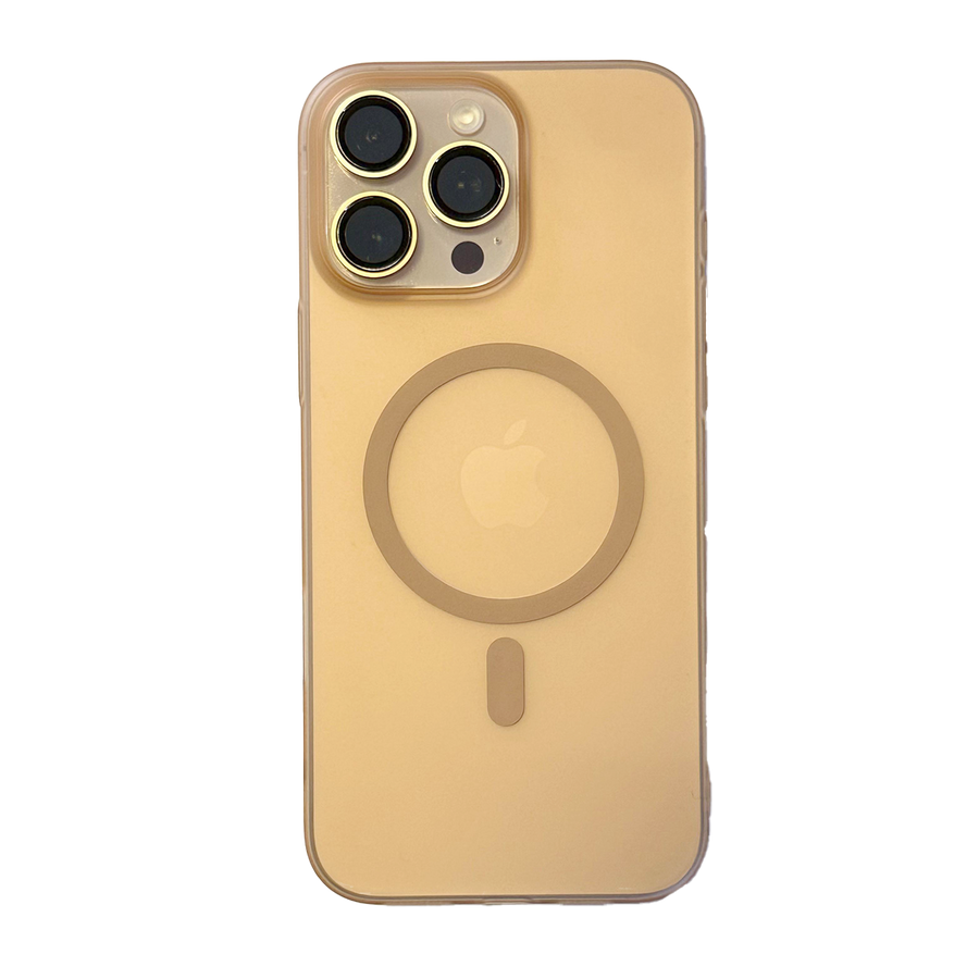Piili iPhone 16 Pro Ultra İnce Kılıf MagSafe 0, 4 mm Mat - Altın