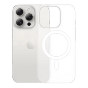 Piili iPhone 16 Pro Ultra İnce Kılıf MagSafe 0, 4 mm Mat - Beyaz