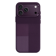 Knit Silicone iPhone 18 Pro / iPhone 17 Pro MagSafe Kılıf P023 - Bordo