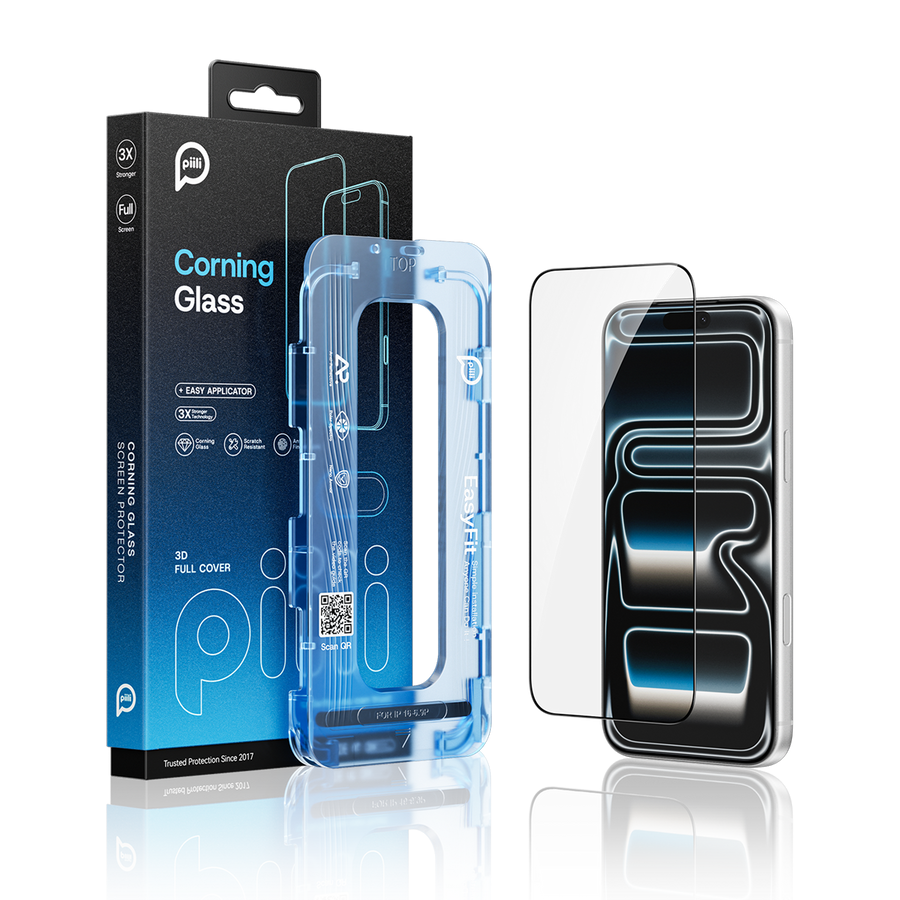 Piili CorningGlass AR SnapFit iPhone 17 Pro Max / 16 Pro Max Ekran Koruyucu
