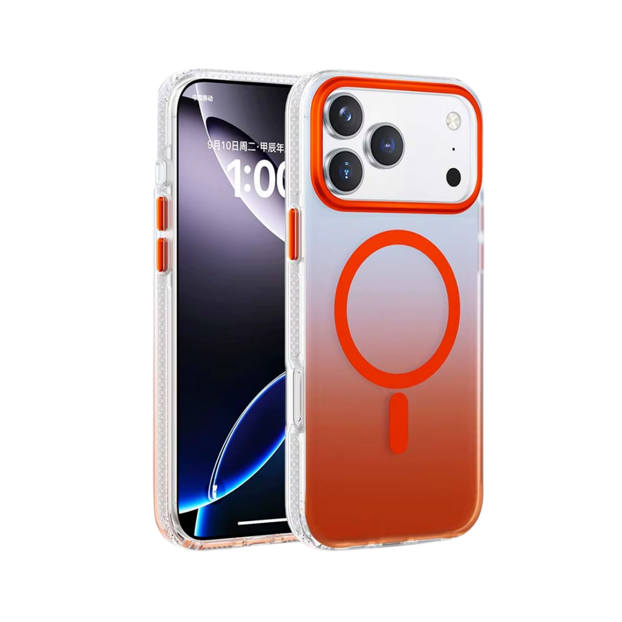 Piili iPhone 17 Pro Gradient MagSafe Kılıf - Turuncu