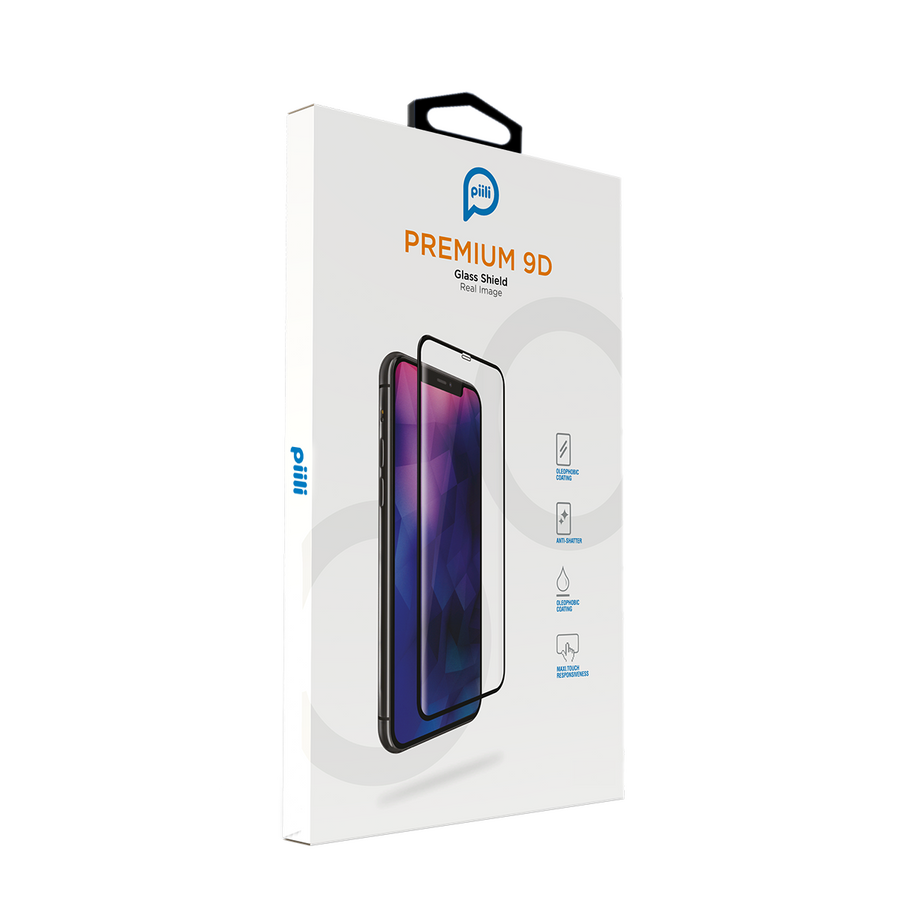 Piili iPhone 15 Pro Max 9D Tam Kaplayan Ekran Koruyucu