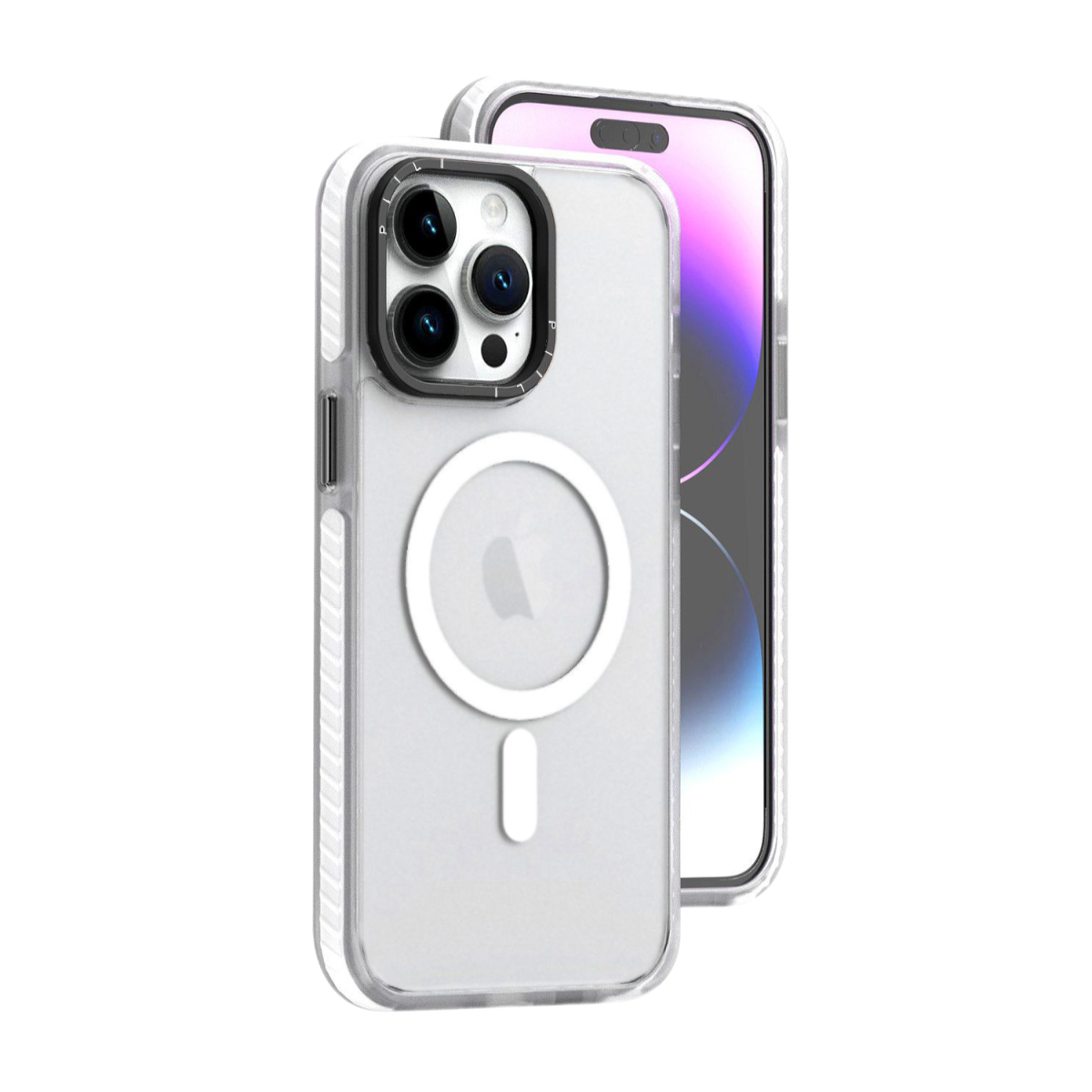 Piili İphone 14 Pro Max iKon MagSafe Kılıf Beyaz