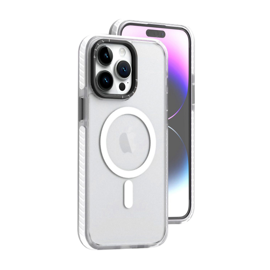Piili İphone 14 Pro Max iKon MagSafe Kılıf Beyaz