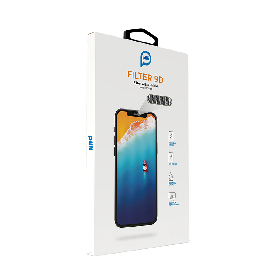 Piili TozFiltreli 9D iPhone 16 Pro Ekran Koruyucu