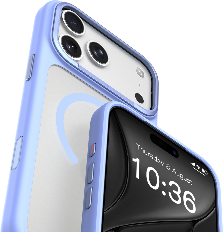 Piili Element iPhone 18 Pro Max MagSafe Kılıf - Buzul Mavi