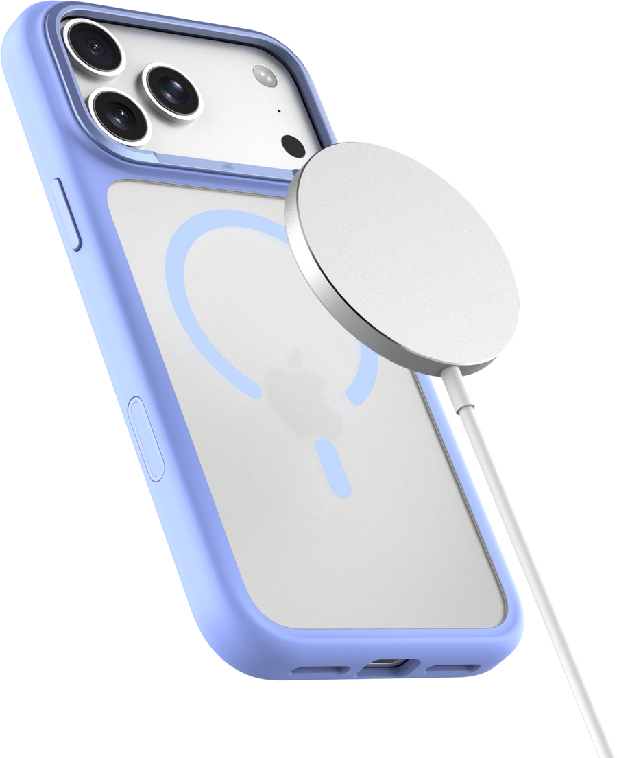 Piili Element iPhone 18 Pro Max MagSafe Kılıf - Buzul Mavi