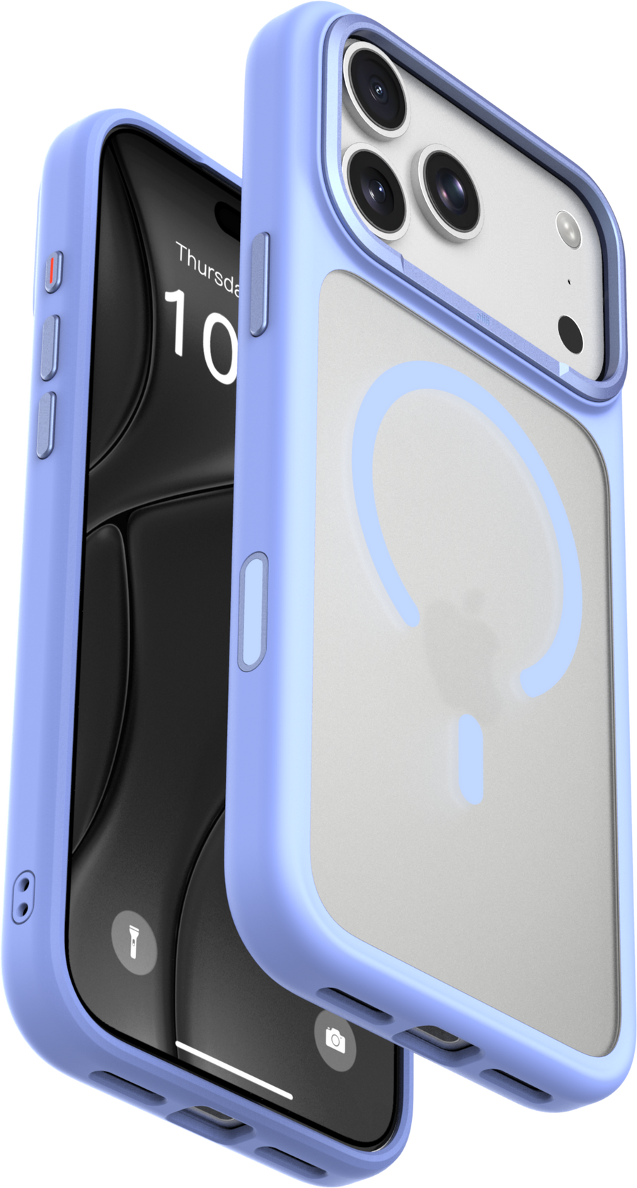 Piili Element iPhone 18 Pro Max MagSafe Kılıf - Buzul Mavi