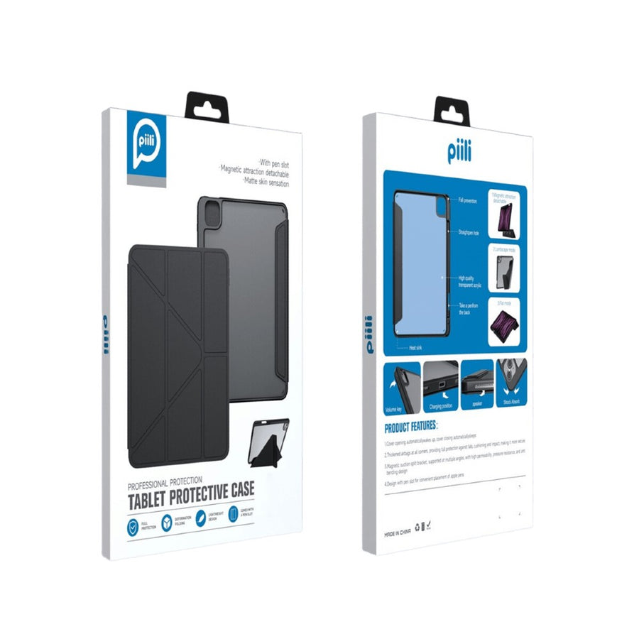 Piili Apple iPad 10.9/11 Multi Bracket Deri Kılıf