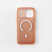 Njoyny Frosted iPhone 18 Pro Max MagSafe Kılıf - Turuncu