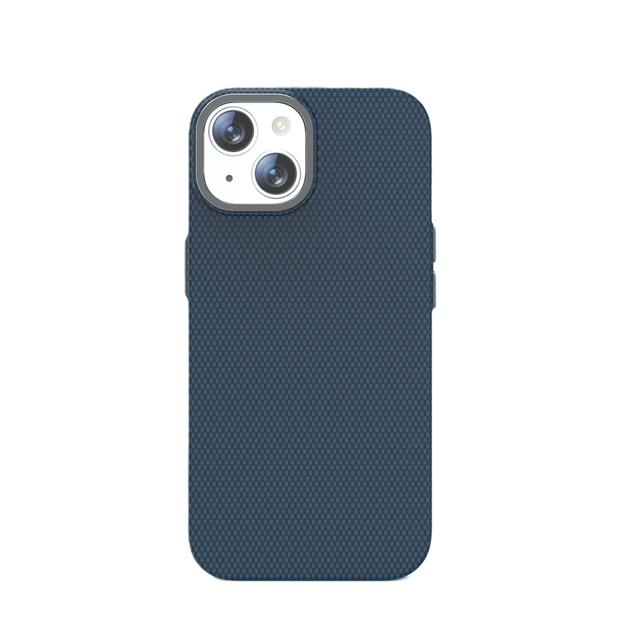 Piili iPhone 15 Kevlar Serisi MagSafe Kılıf – Lacivert