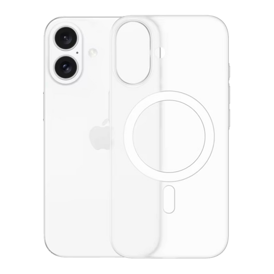 Piili iPhone 16 Ultra İnce Kılıf MagSafe 0, 4 mm Mat - Beyaz