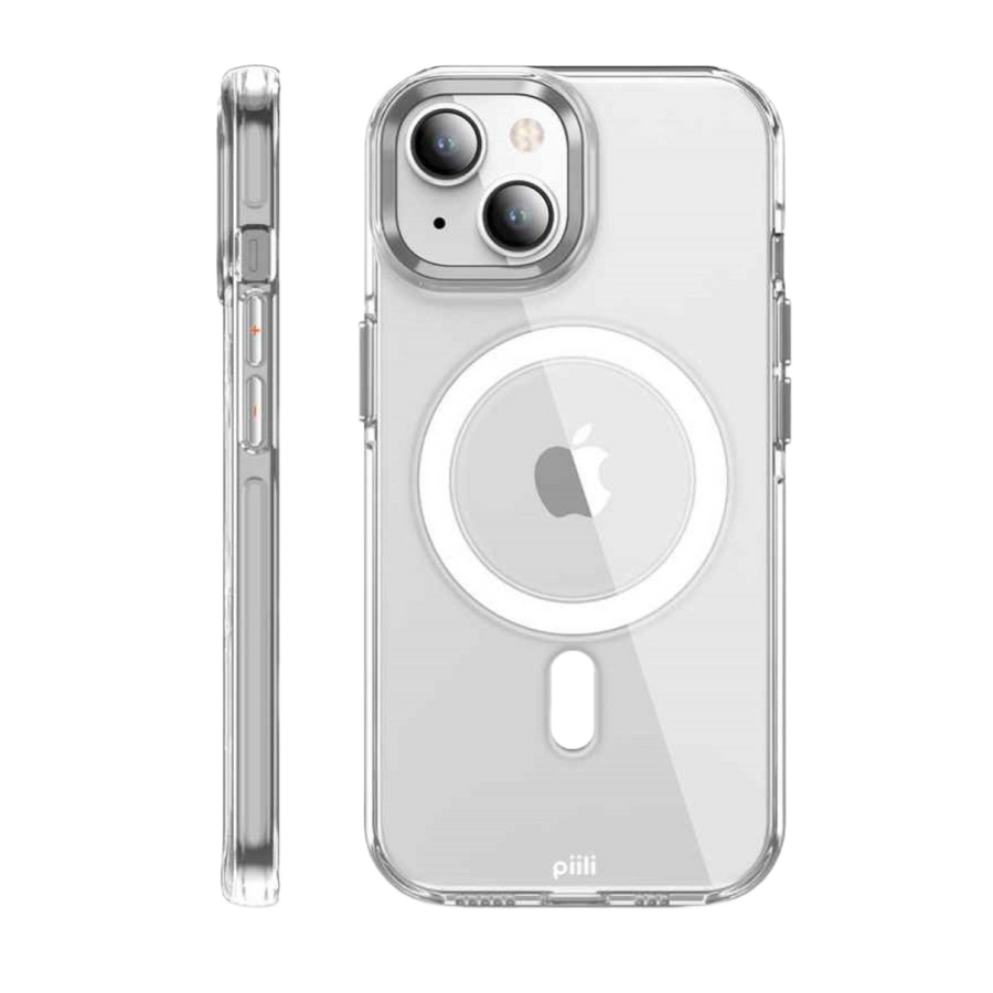 Piili iPhone 15 MagSafe Crystal Kılıf - Şeffaf