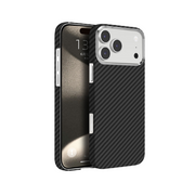 Knit iPhone 17 Pro Max Kevlar Series Case Lf-162 - Siyah