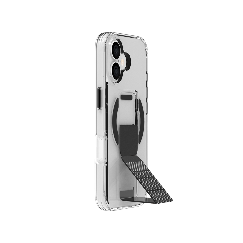 Piili iPhone 17 Steady Carbon MagSafe Kılıf - Siyah