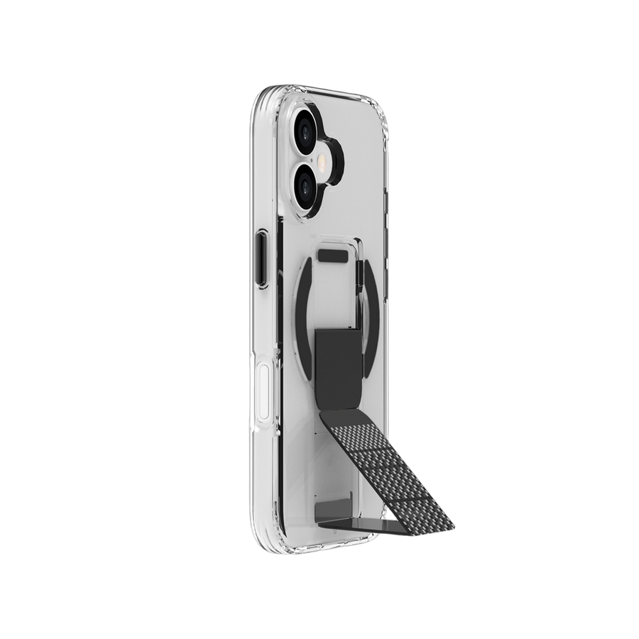 Piili iPhone 17 Steady Carbon MagSafe Kılıf - Siyah