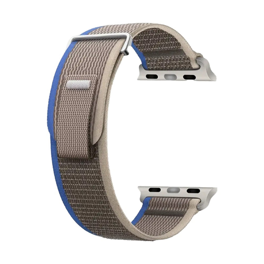 Piili Apple Watch 42 - 44 - 45 - 46 - 49 mm Urban Active Kayış Gri - Mavi Apple Watch Kayışı – Gri