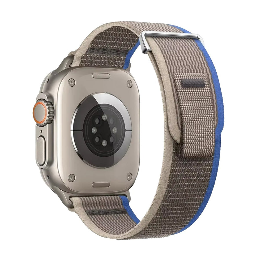 Piili Apple Watch 42 - 44 - 45 - 46 - 49 mm Urban Active Kayış Gri - Mavi Apple Watch Kayışı – Gri