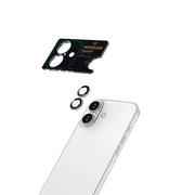 Imperium iPhone 17 Safir AR/AF Lens Koruyucu - Gümüş