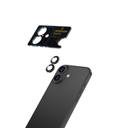 Imperium iPhone 17 Safir AR/AF Lens Koruyucu - Siyah