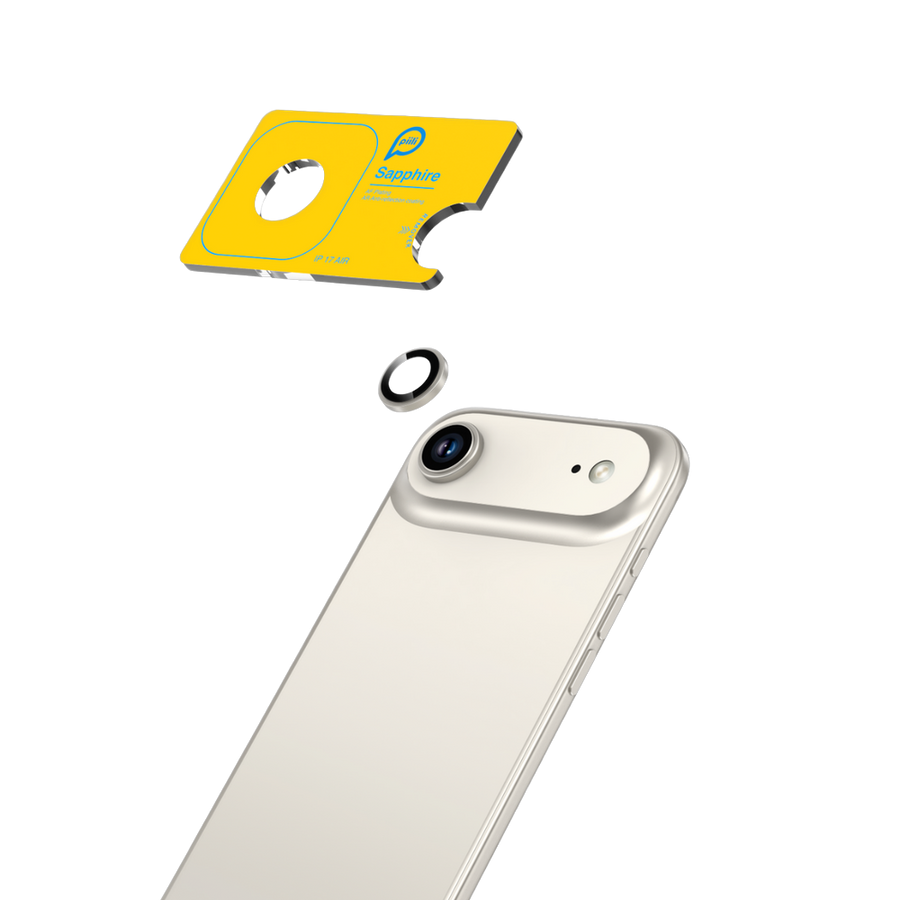 Piili iPhone 17 Air Gri Safir Lens Koruyucu
