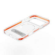 Piili KickStand Clear MagSafe iPhone 18 Pro Max / 17 Pro Max Turuncu Kılıf