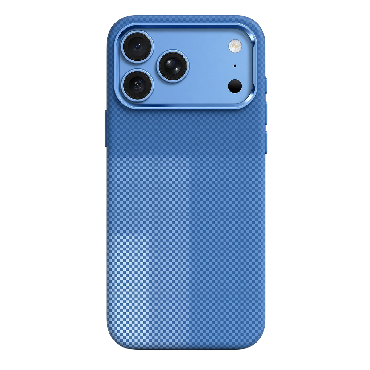 Knit Silicone iPhone 18 Pro Max / iPhone 17 Pro Max MagSafe Kılıf P060 - Mavi