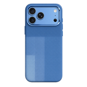 Knit Silicone iPhone 18 Pro Max / iPhone 17 Pro Max MagSafe Kılıf P060 - Mavi