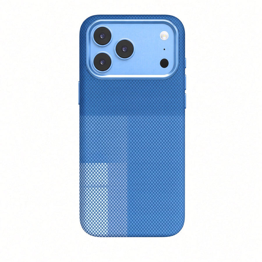 Knit iPhone 18 Pro Max / 17 Pro Max Mavi Silikon MagSafe Kılıf
