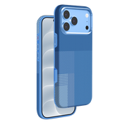 Knit Silicone iPhone 18 Pro Max / iPhone 17 Pro Max MagSafe Kılıf P060 - Mavi