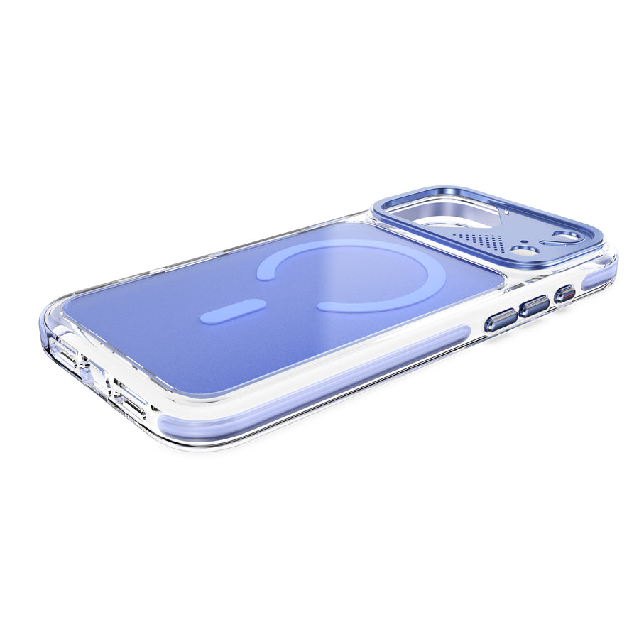 Njoyny Native Armor iPhone 18 Pro MagSafe Kılıf - Buzul Mavi