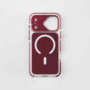 Njoyny Native Armor iPhone 18 Pro MagSafe Kılıf - Bordo