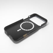 Njoyny AI Kevlar Alpine iPhone 18 Pro Max MagSafe Kılıf - Siyah