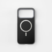 Njoyny AI Kevlar Alpine iPhone 18 Pro Max MagSafe Kılıf - Siyah