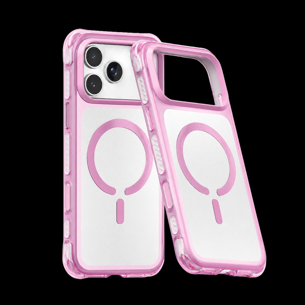 Piili Double Bubble iPhone 18 Pro Max / iPhone 17 Pro Max Kılıf - Pembe