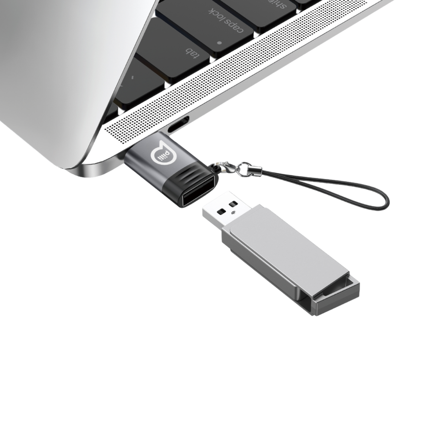 Piili Type-C - USB OTG JT201 Dönüştürücü – Gri