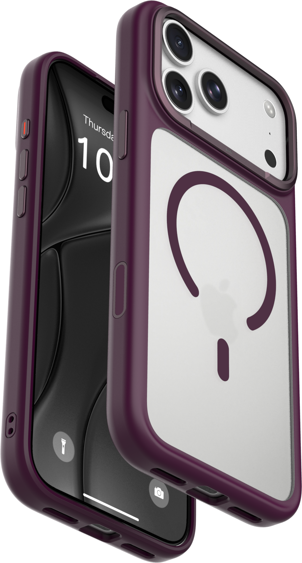 Piili Element iPhone 18 Pro MagSafe Kılıf - Bordo